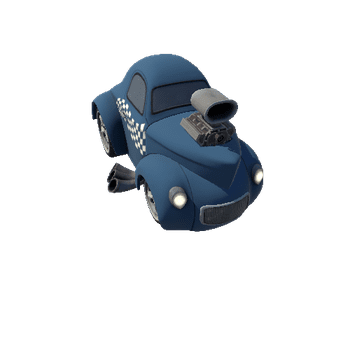 Cartoon Hot Rod MK3 blue